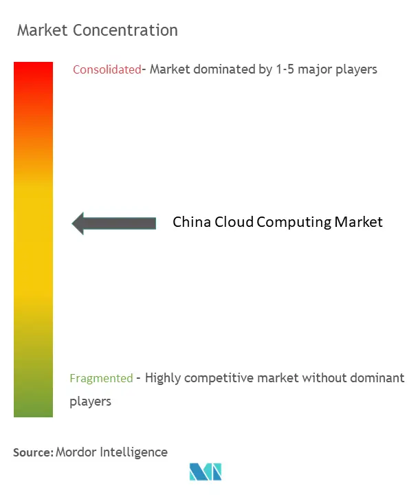 China Cloud Computing Market Concentration