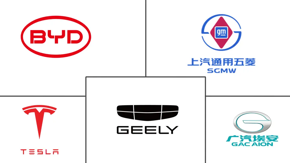 Major players in China Electric Car industry