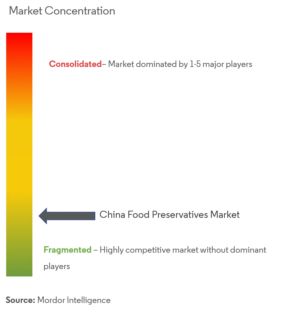 China Food Preservatives Market Concentration