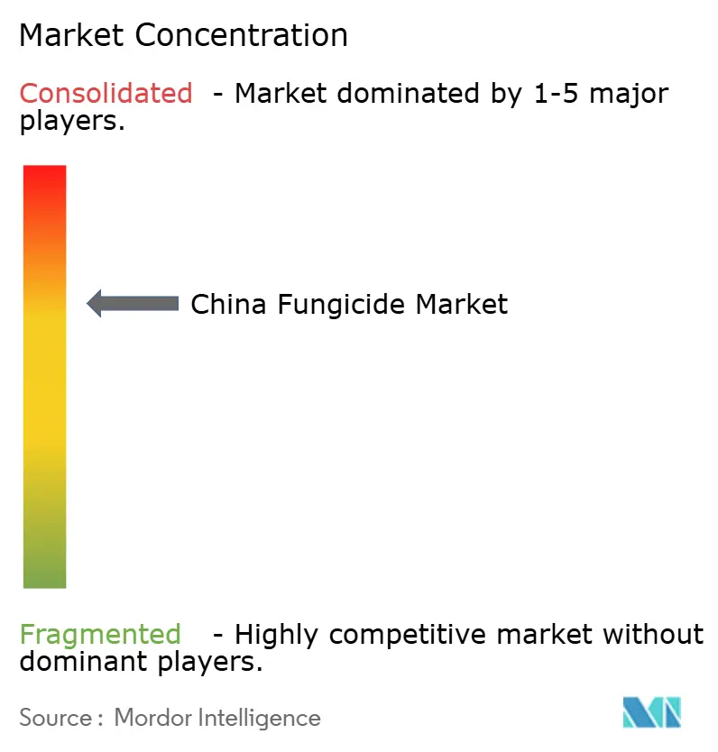 China Fungicide Market Concentration