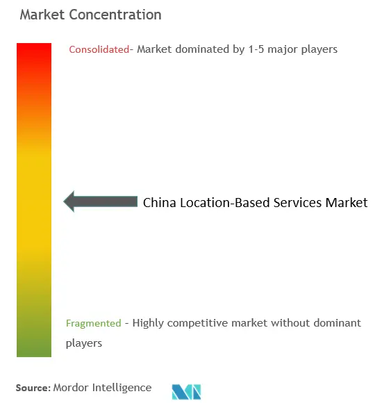 China Location-based Services Market Concentration