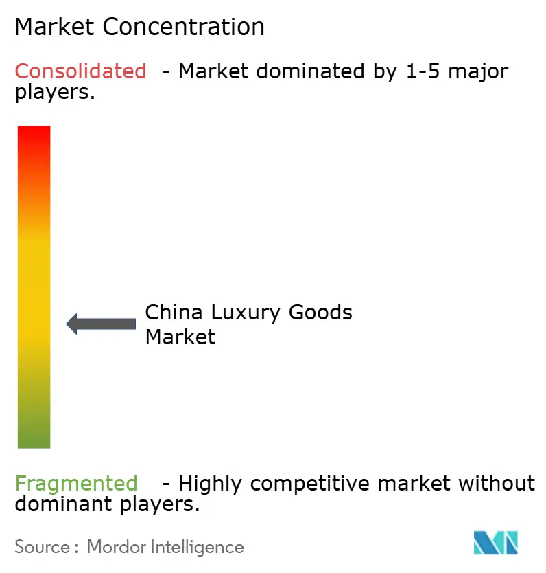 China Luxury Goods Market Concentration China Luxury Goods Market Concentration