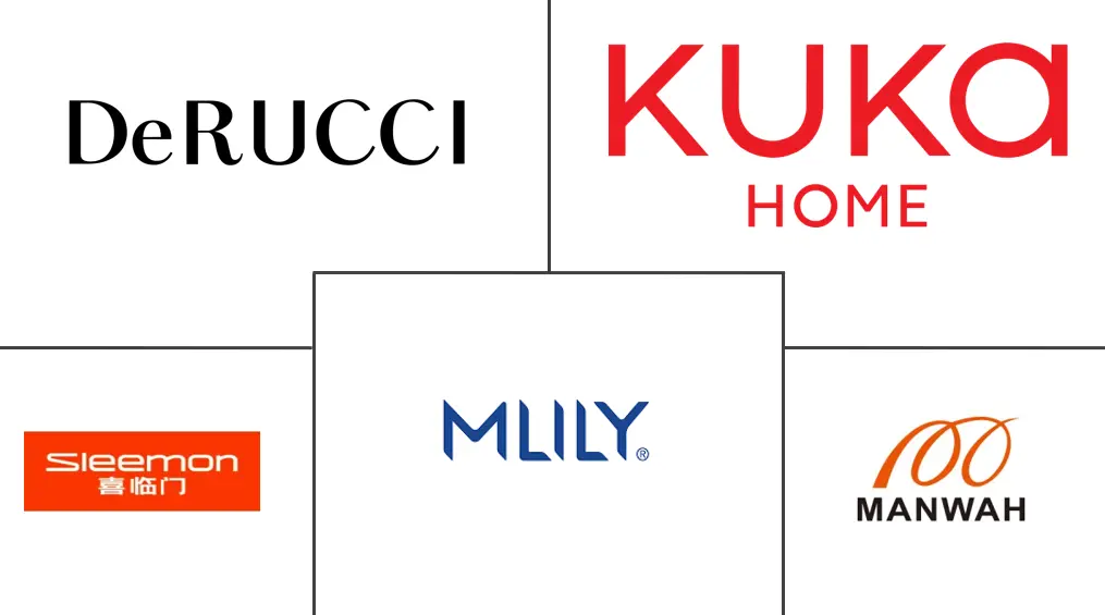 Major players in China Mattress industry