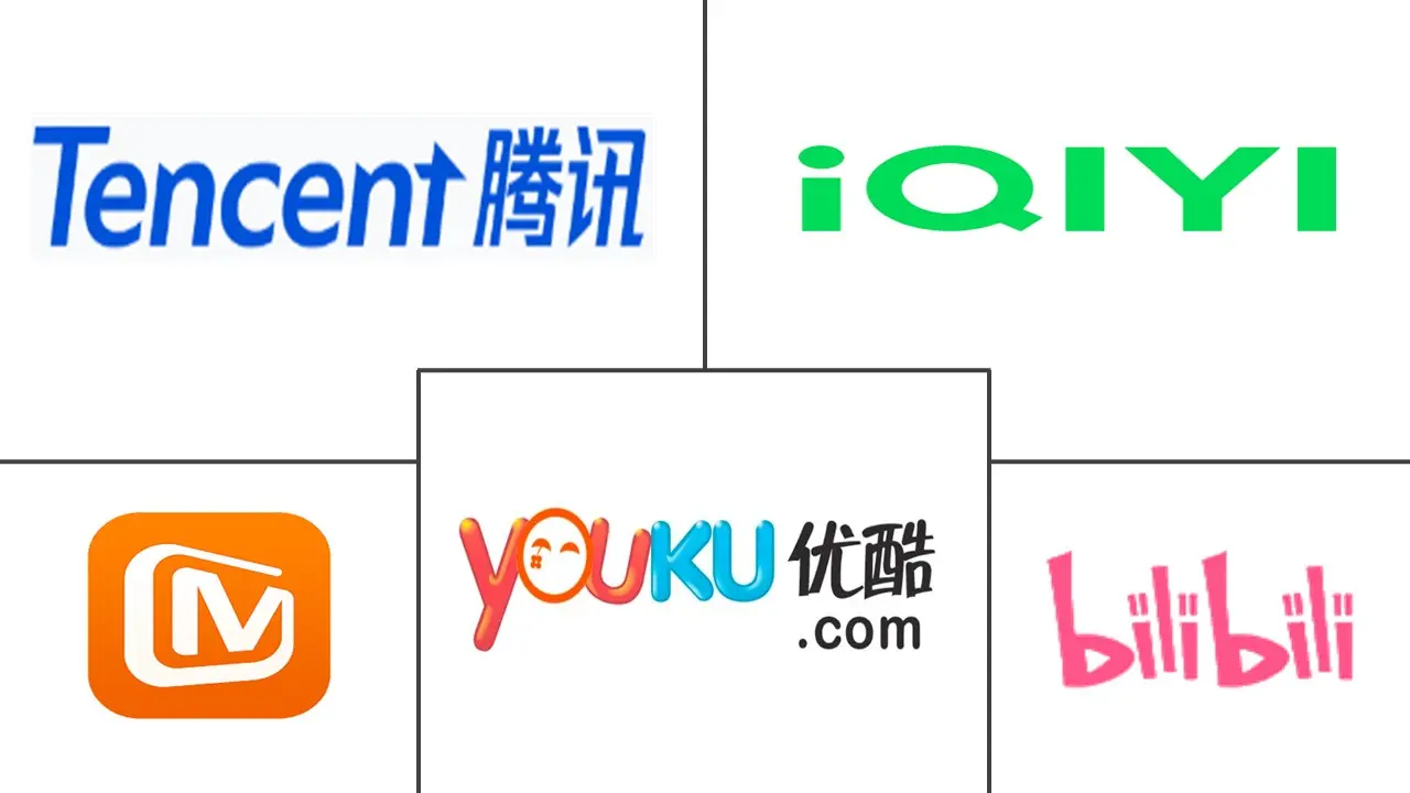 Major players in China OTT industry