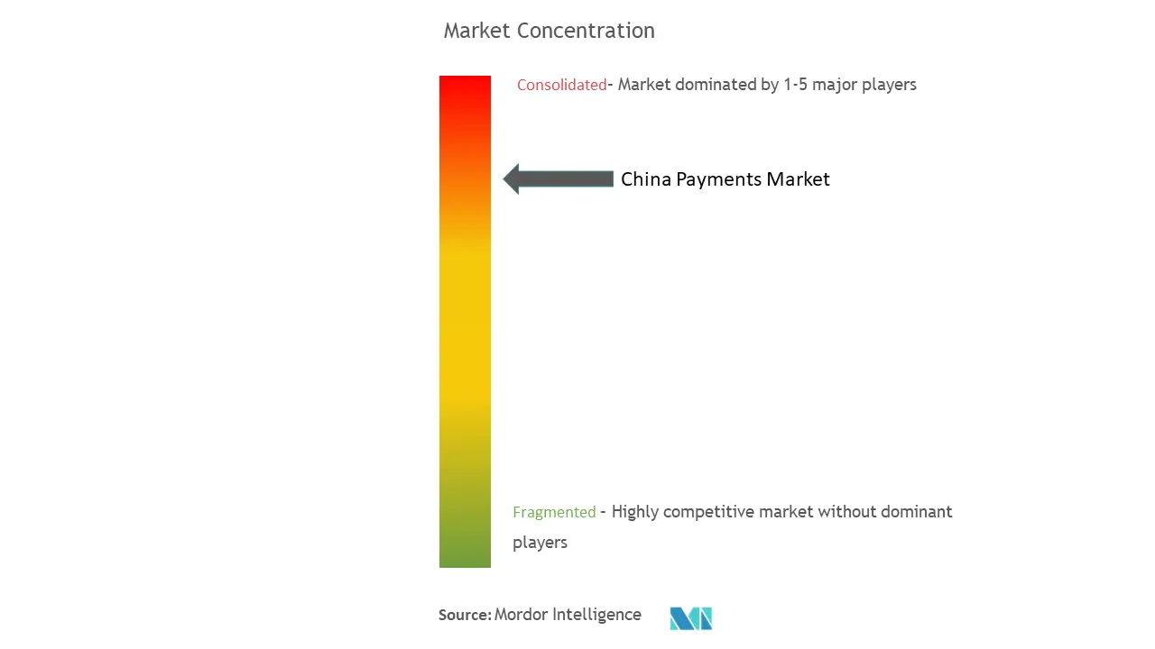 China Payments Market Concentration
