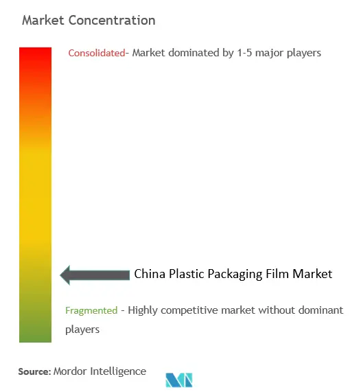 China Plastic Packaging Film Market Concentration