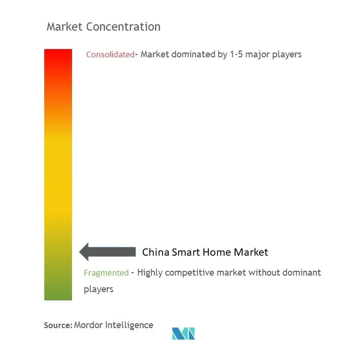 China Smart Home Market Concentration