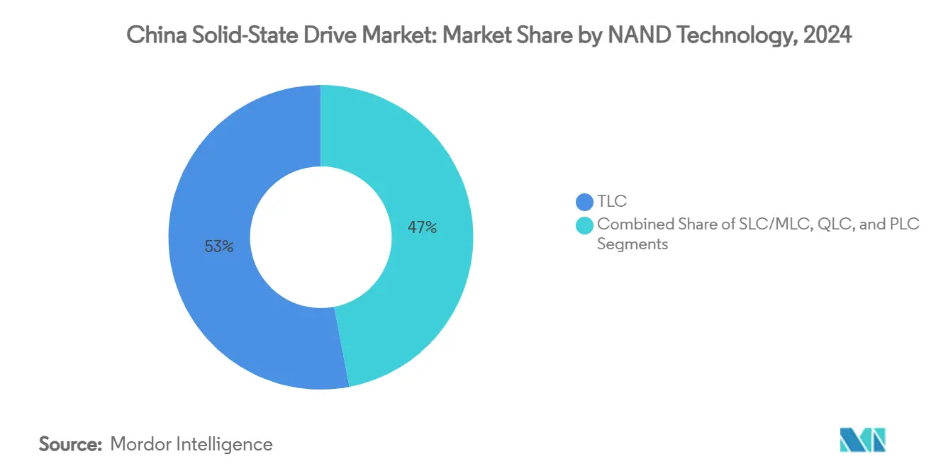 China Solid-State Drive Market: Market Share by NAND Technology