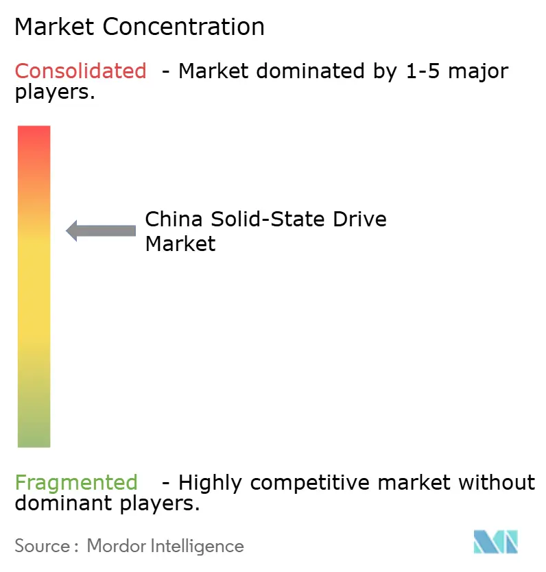 China Solid State Drive Market Concentration