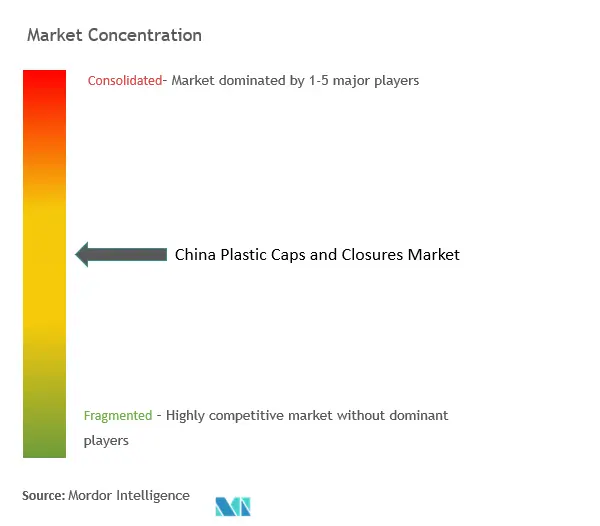 China Plastic Caps And Closures Market Concentration