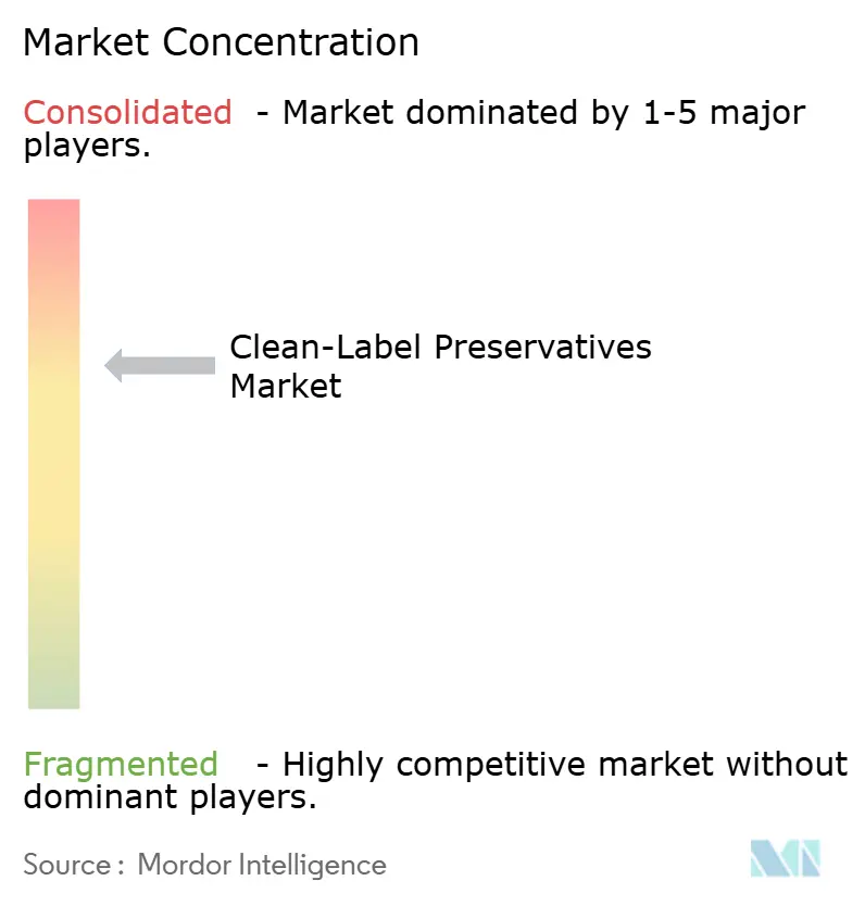 Clean-Label Preservatives Market Concentration