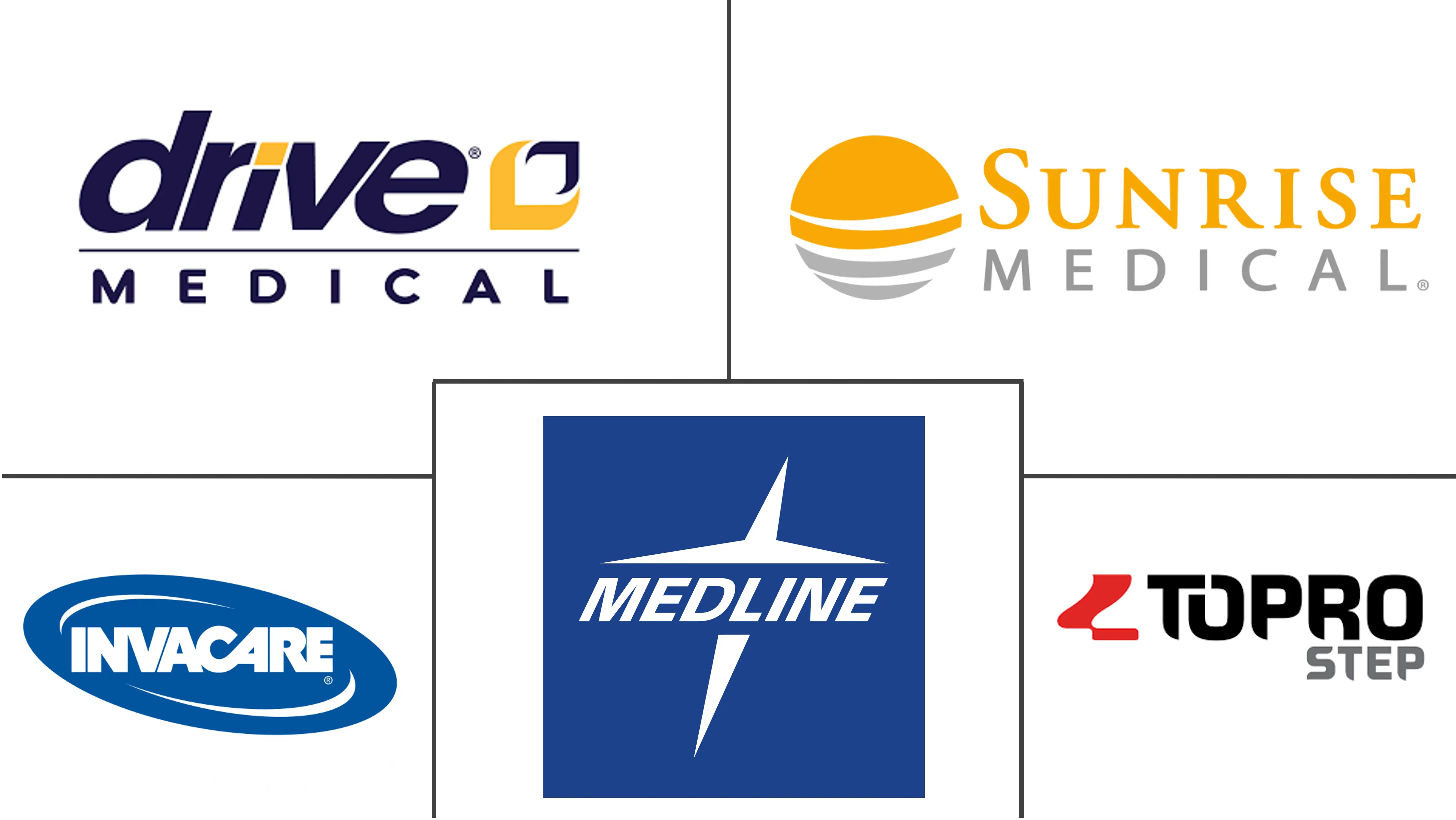 Major players in Clinical Rollators industry