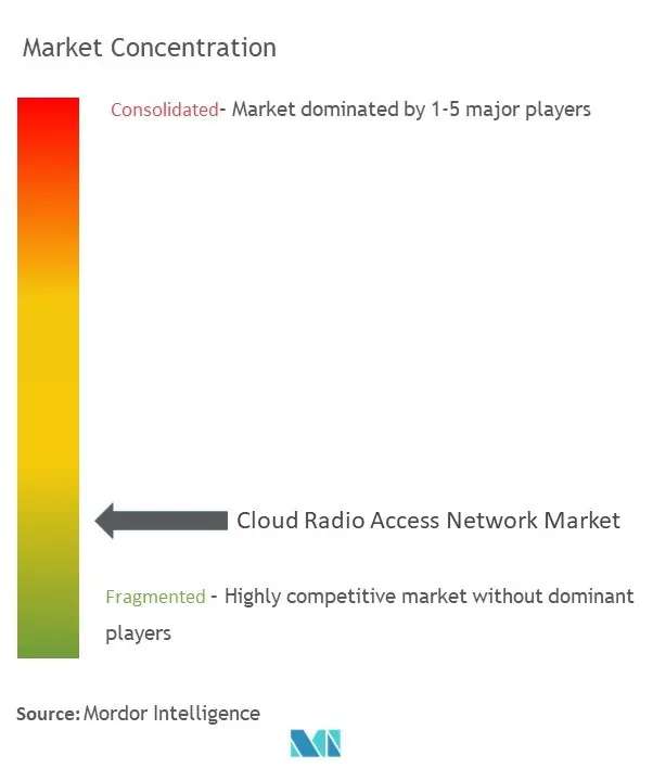Cloud Radio Access Network Market Concentration