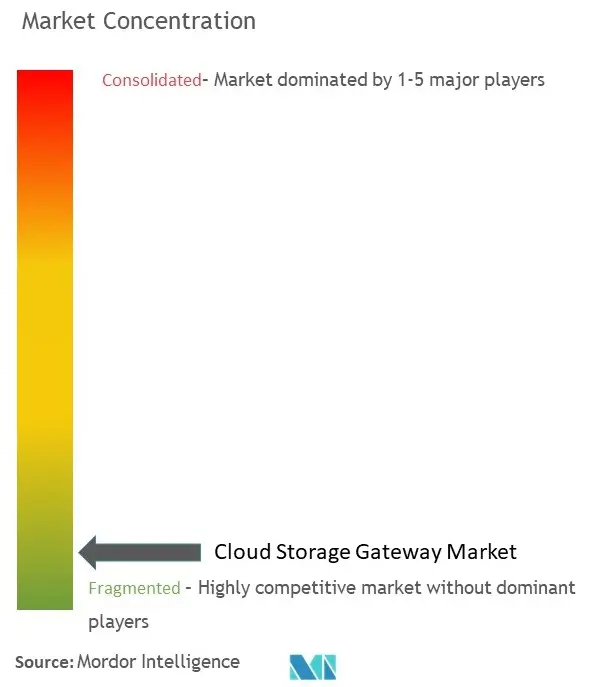 Passerelle de stockage cloudConcentration du marché