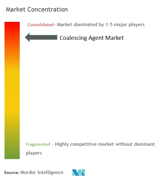 Coalescing Agent Market Concentration