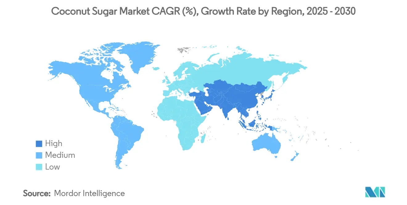 바카라사이트 온카판 설탕 시장 CAGR(%), 지역별 성장률