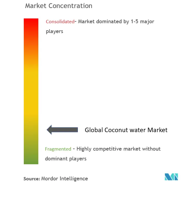 Coconut Water Market Concentration