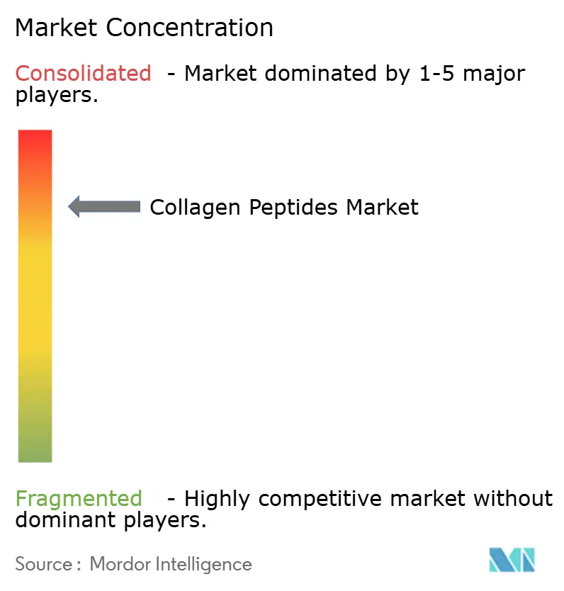 Collagen Peptides Market Concentration