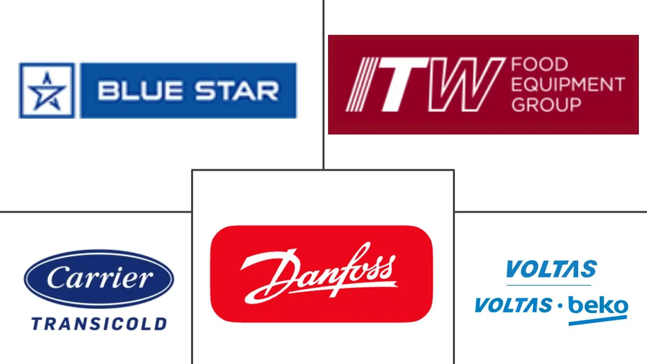 Principais participantes em Mercado de Equipamentos de Refrigera??o Comercial ind��stria
