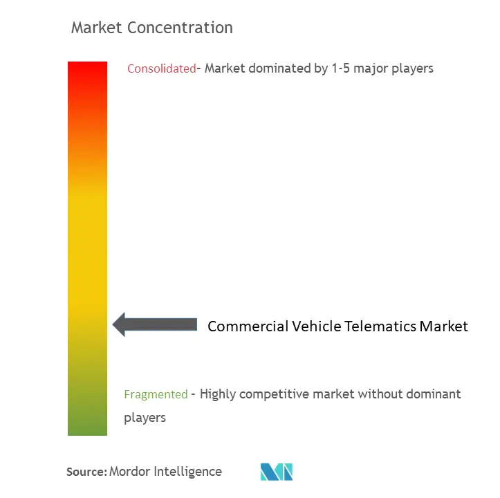 Commercial Vehicle Telematics Market Concentration