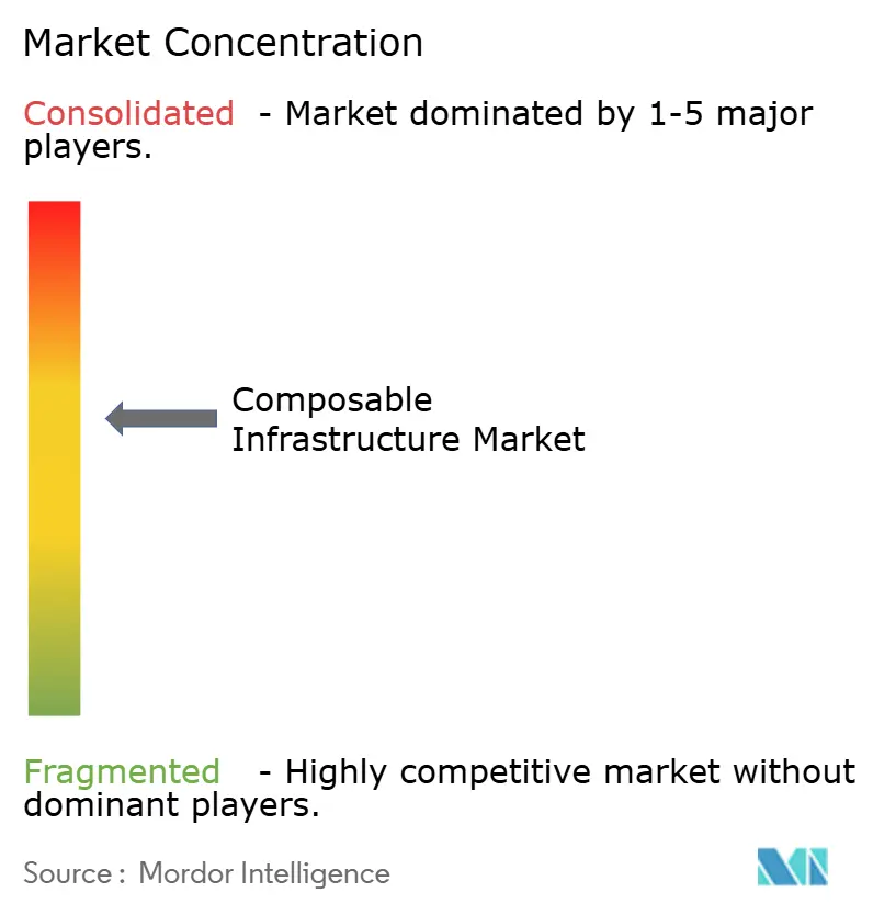 Marktkonzentration im Markt für composable Infrastructure