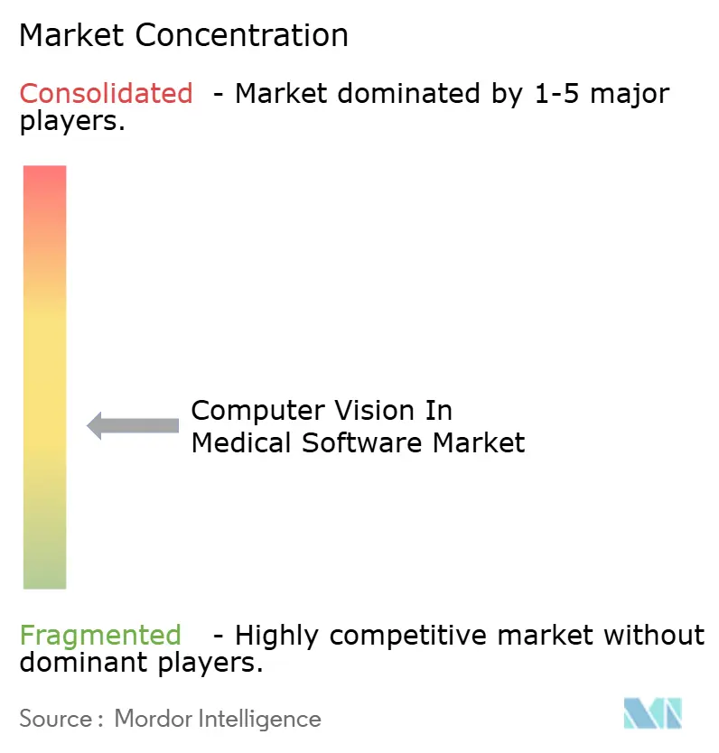 Marktkonzentration für Computer Vision in medizinischer Software