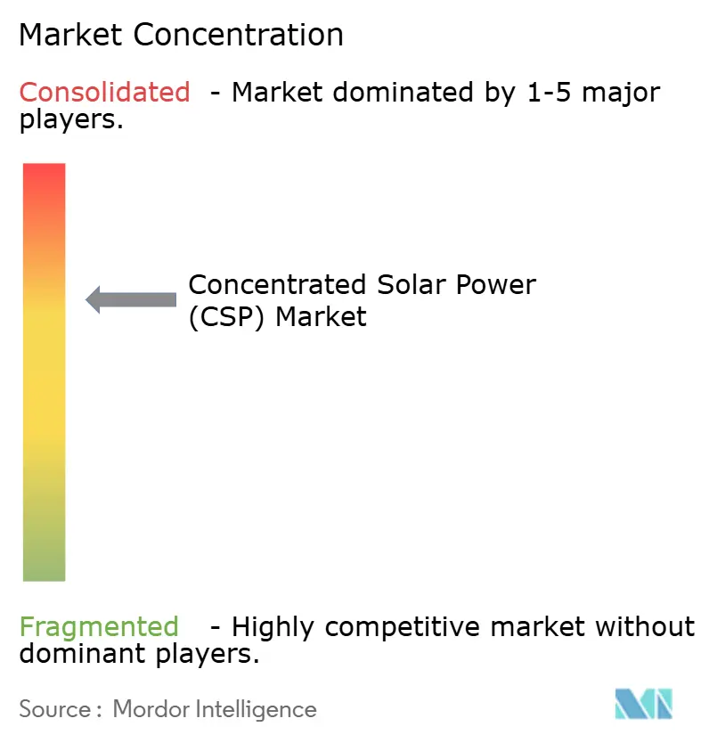 Concentrated Solar Power (CSP) Market Concentration