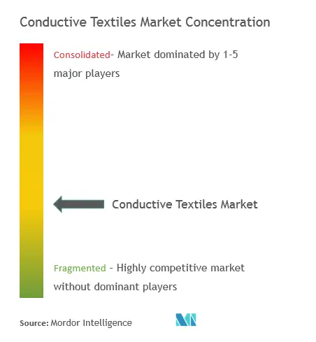Conductive Textiles Market Concentration