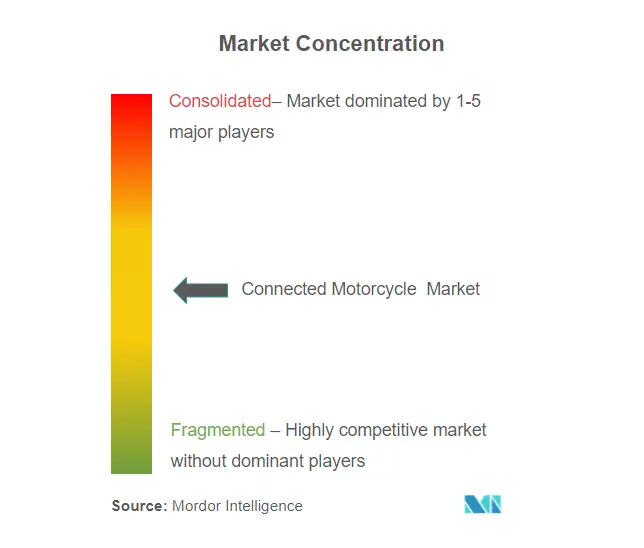 Connected Motorcycle Market Concentration