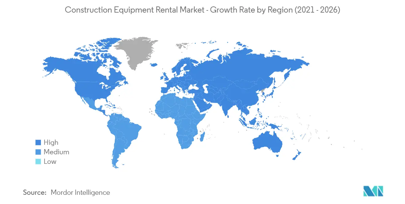 Construction Equipment Rental Market Growth Rate