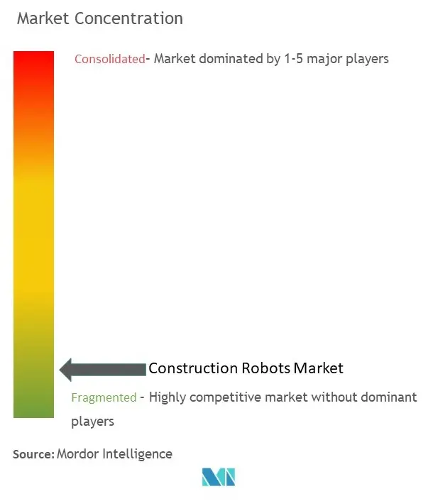 Robots de construcciónConcentración del Mercado