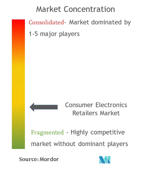 Consumer Electronics Retailers Market Concentration