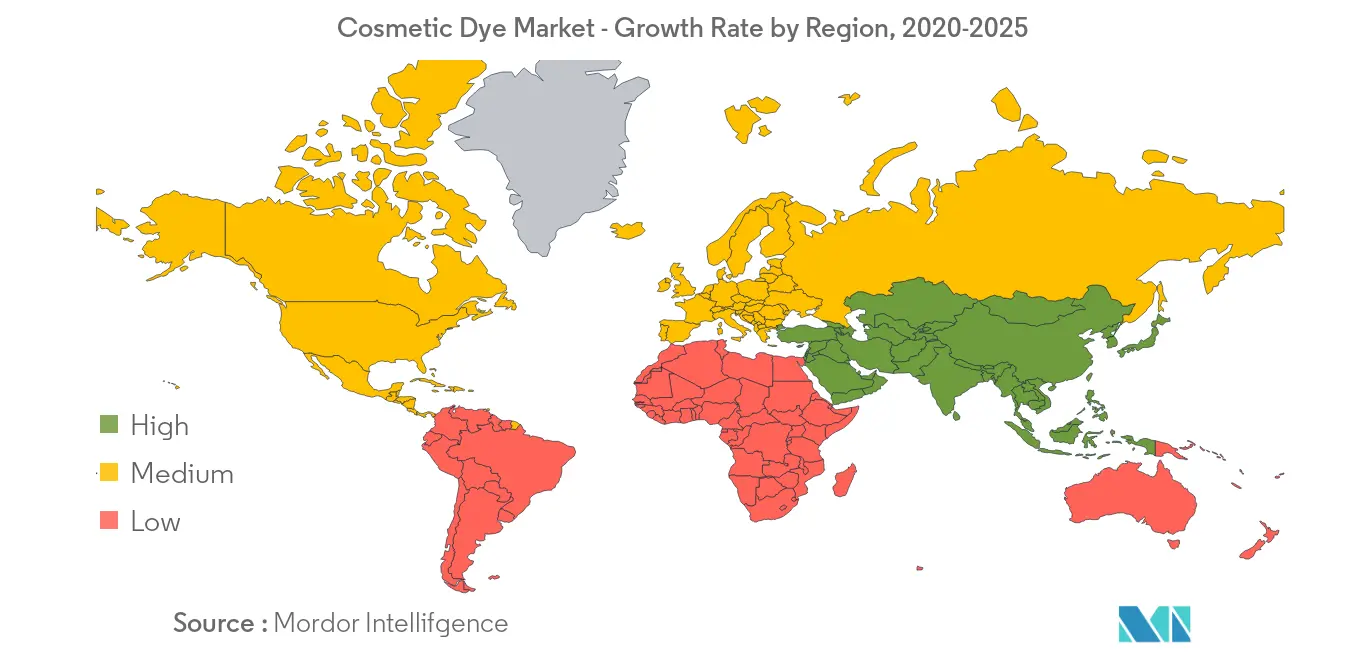 Cosmetic Dye Market Regional Trends