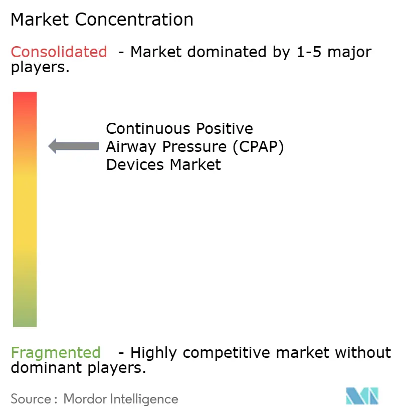 CPAP Devices Market Concentration