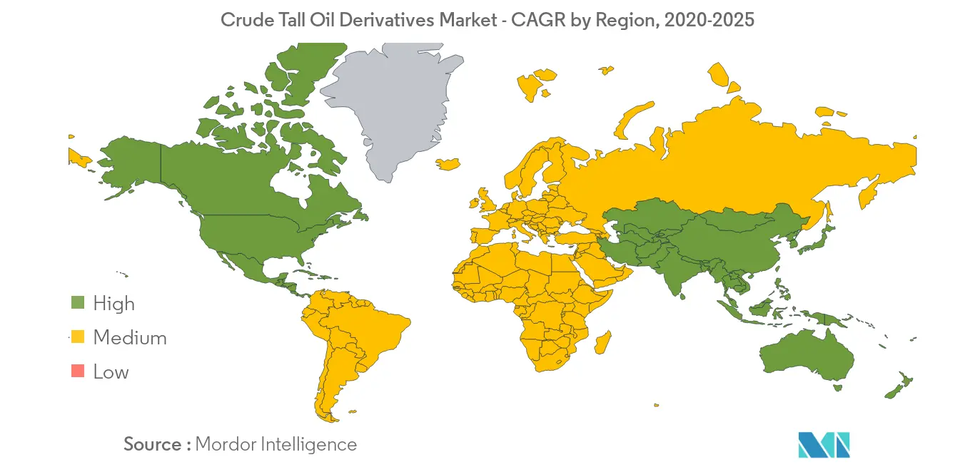 Crude Tall Oil Derivatives Market Regioal Trends