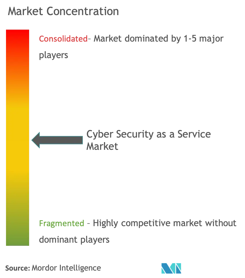 Cyber Security as a Service Market Concentration