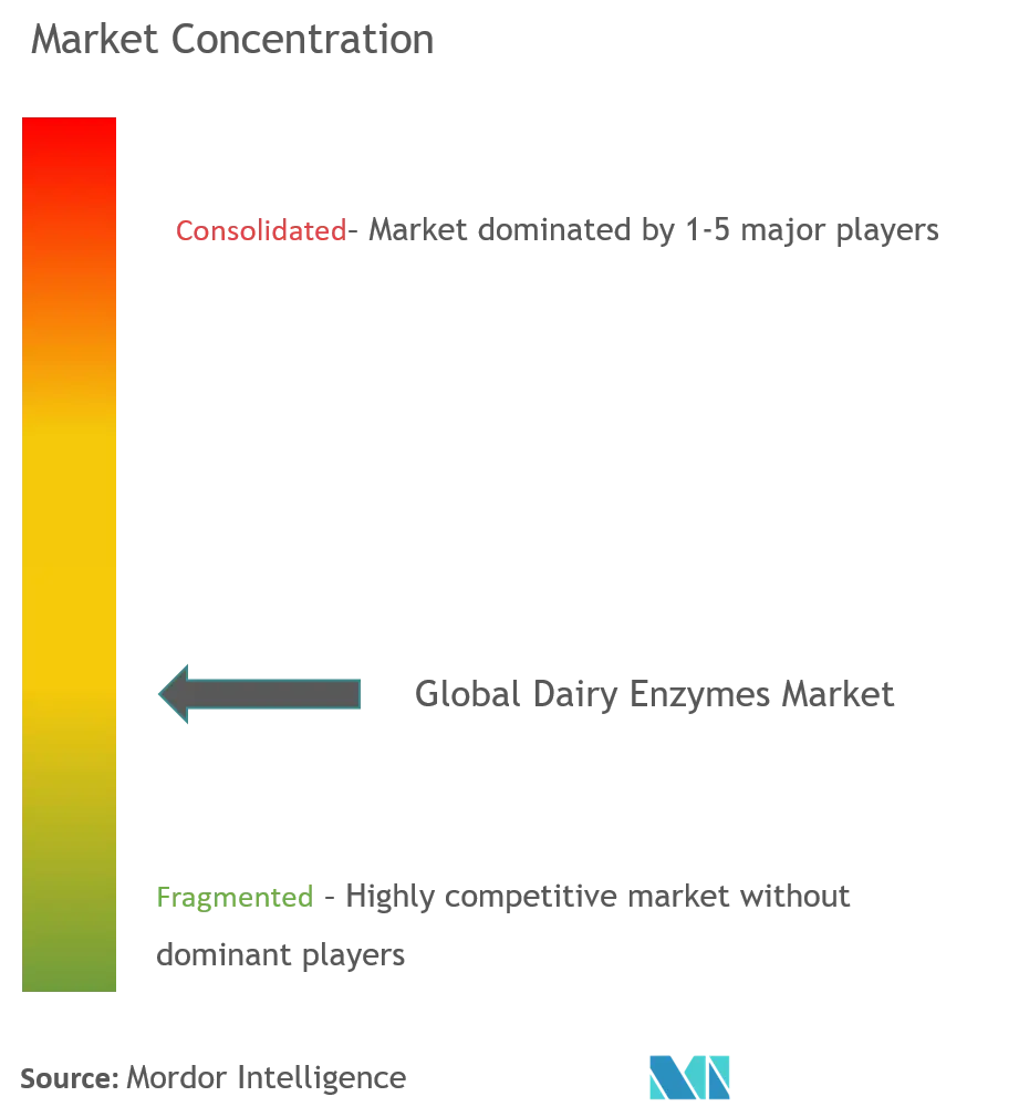 Dairy Enzymes Market Concentration