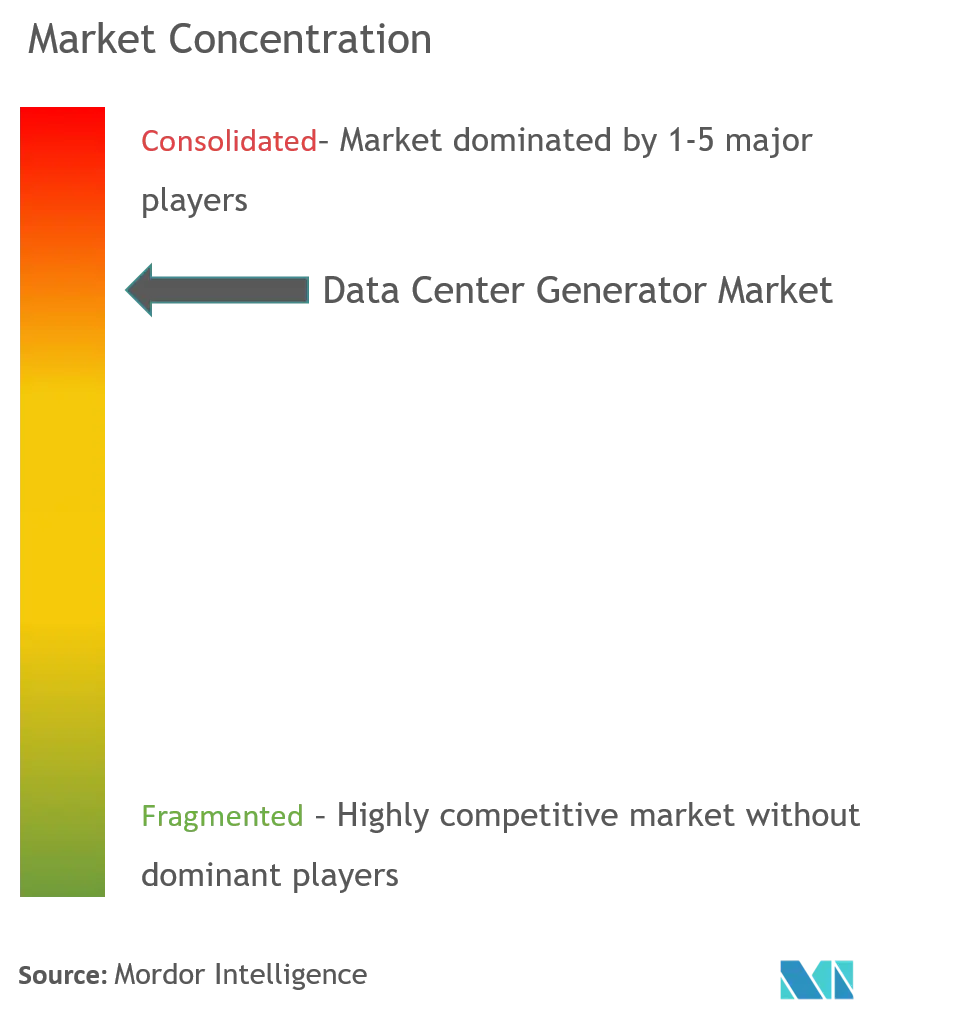 Data Center Generator Market Concentration