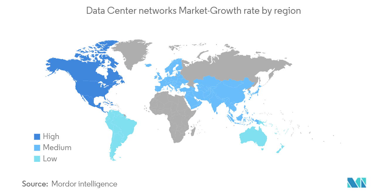 データセンターネットワーク市場データセンターネットワーク市場-地域別成長率