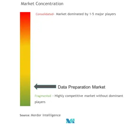 Concentration du marché de la préparation des données