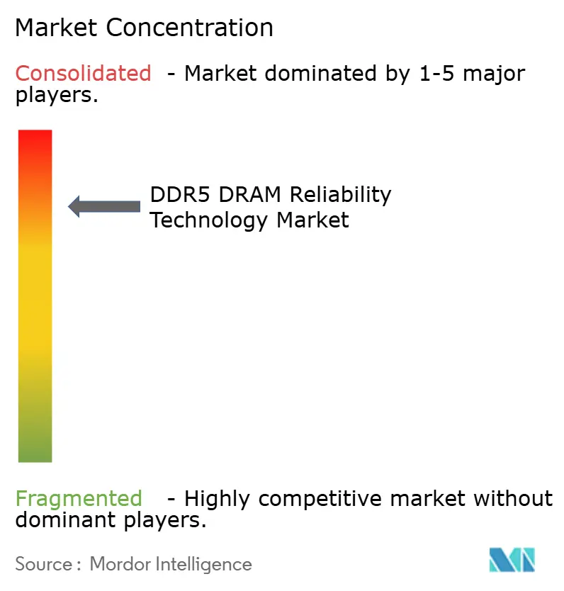 DDR5 DRAM Reliability Technology Market Concentration