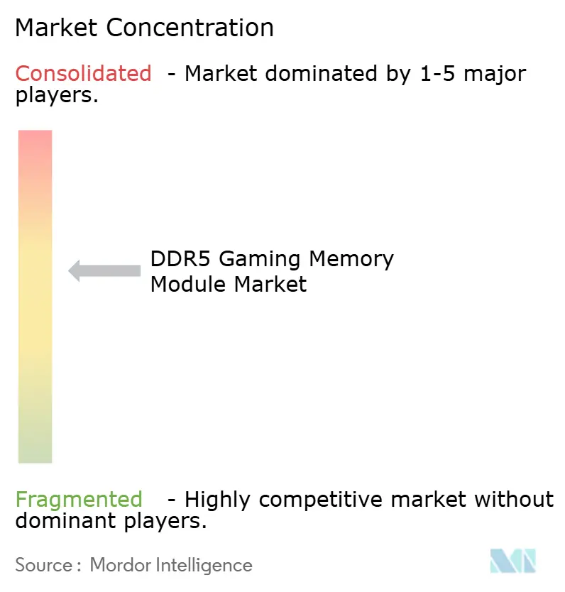DDR5 Gaming Memory Module Market Concentration