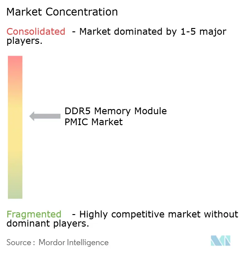 DDR5 Memory Module PMIC Market Concentration