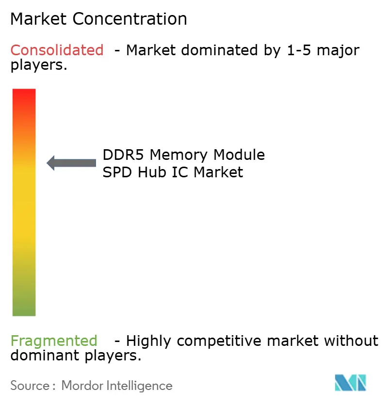 DDR5 Memory Module SPD Hub IC Market Concentration