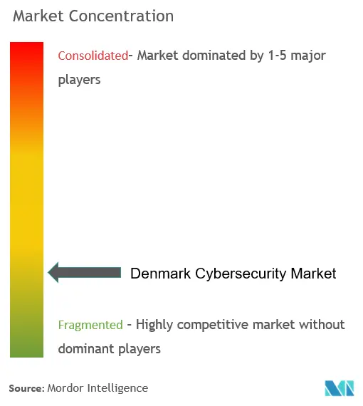 Denmark Cybersecurity Market Concentration