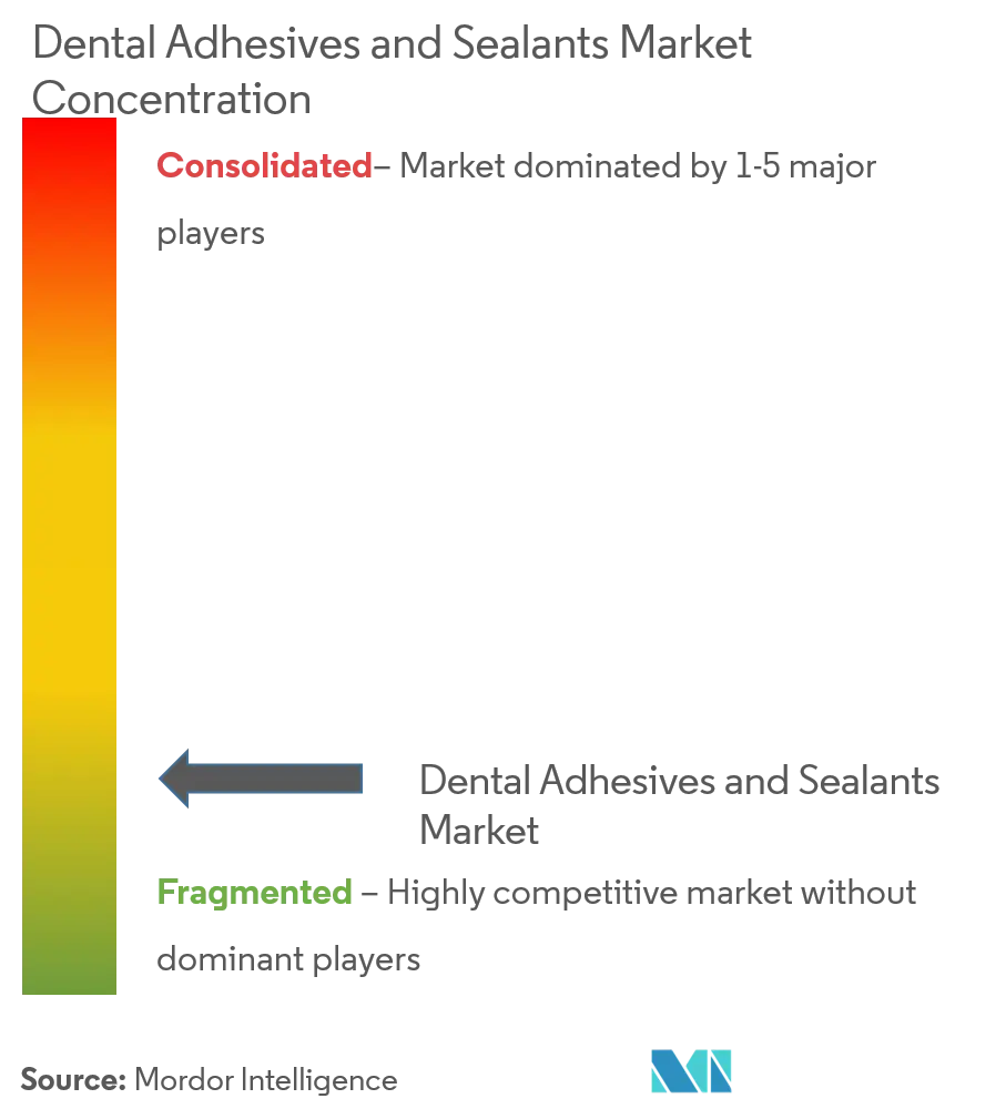 Dental Adhesives and Sealants Market Concentration