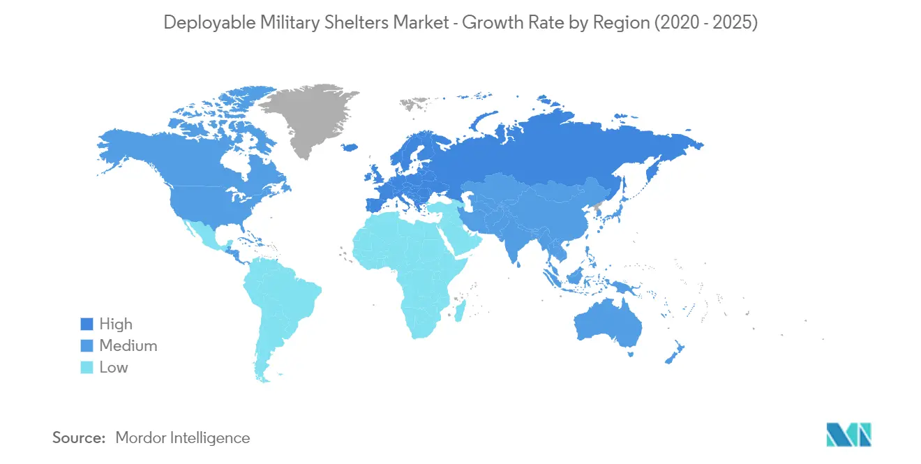 Deployable Military Shelters Market_Geography