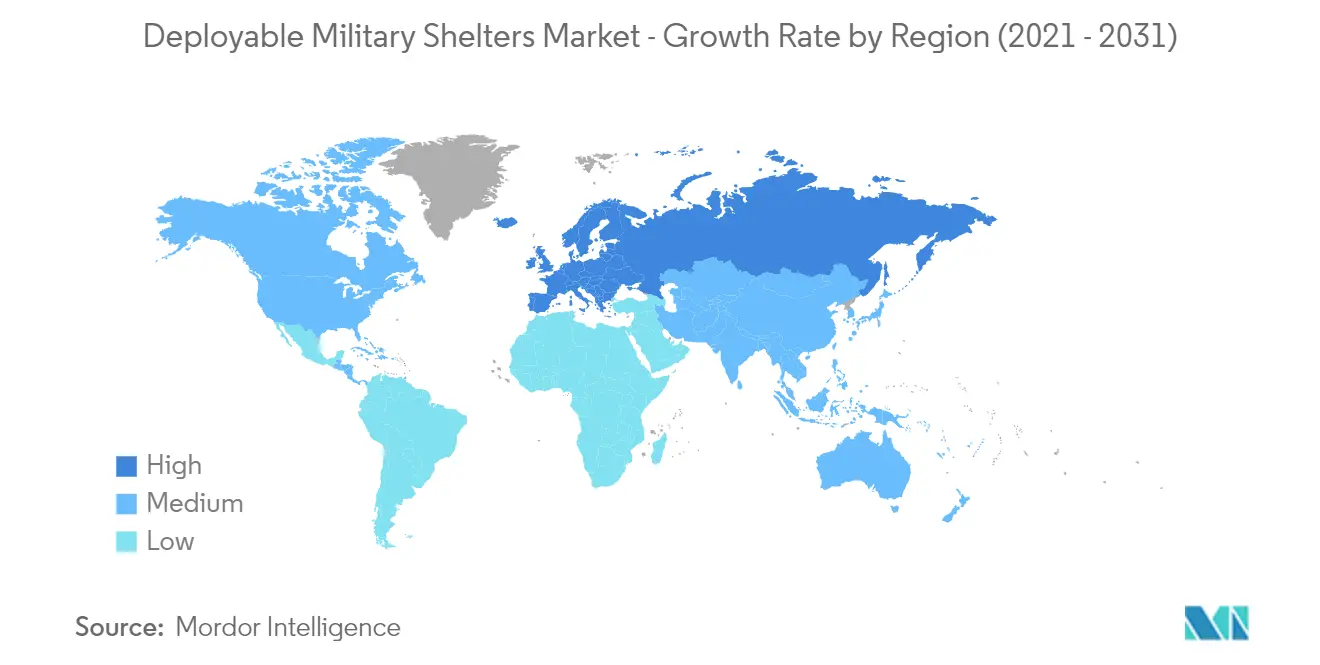 Deployable Military Shelters Market_Geography