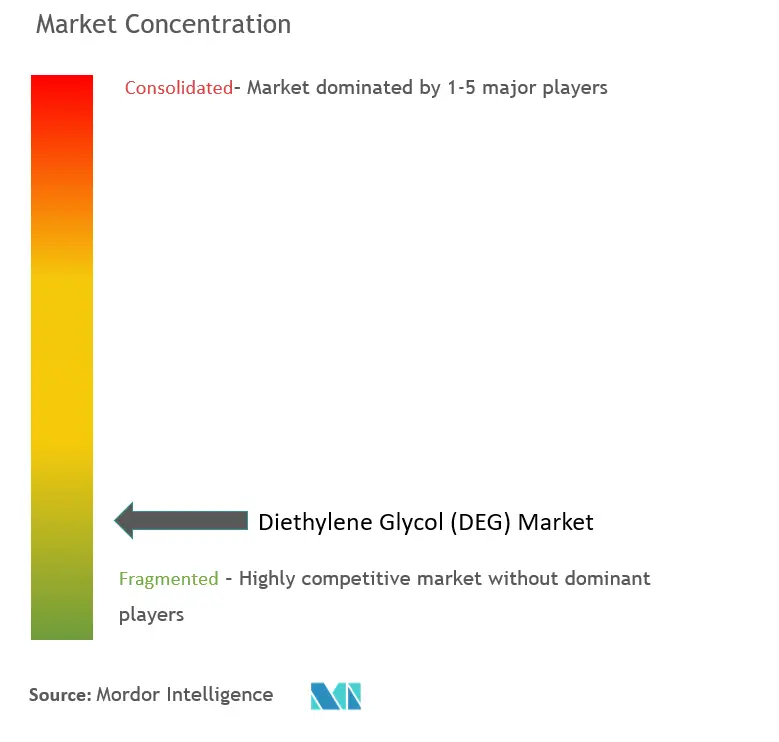 Diethylene Glycol (DEG) Market Concentration