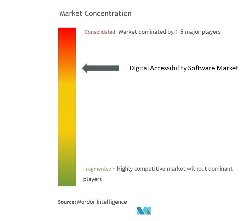 Software de accesibilidad digitalConcentración del Mercado